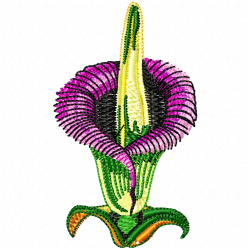 Flowers Embroidery Design 2